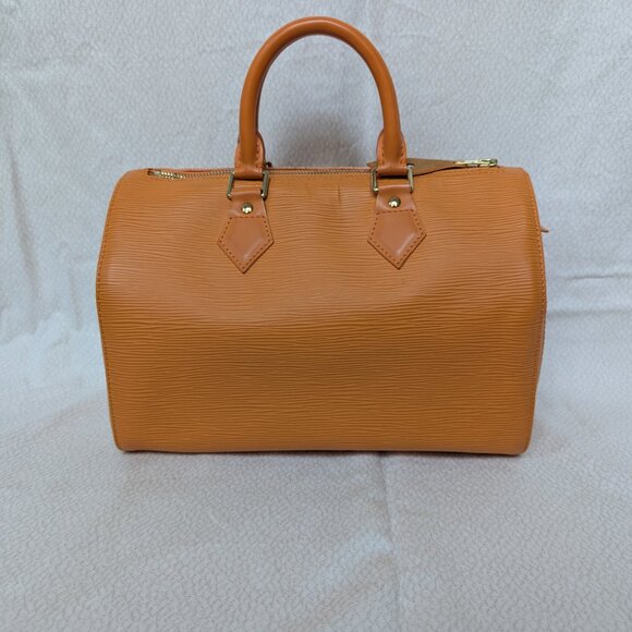 Louis Vuitton Speedy 25 Epi Mandarin Orange Bag - Picture 4 of 7